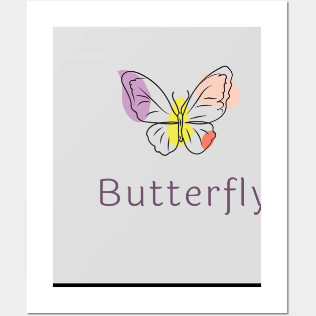 Butterfly design Wall Art by Smdesignzz 